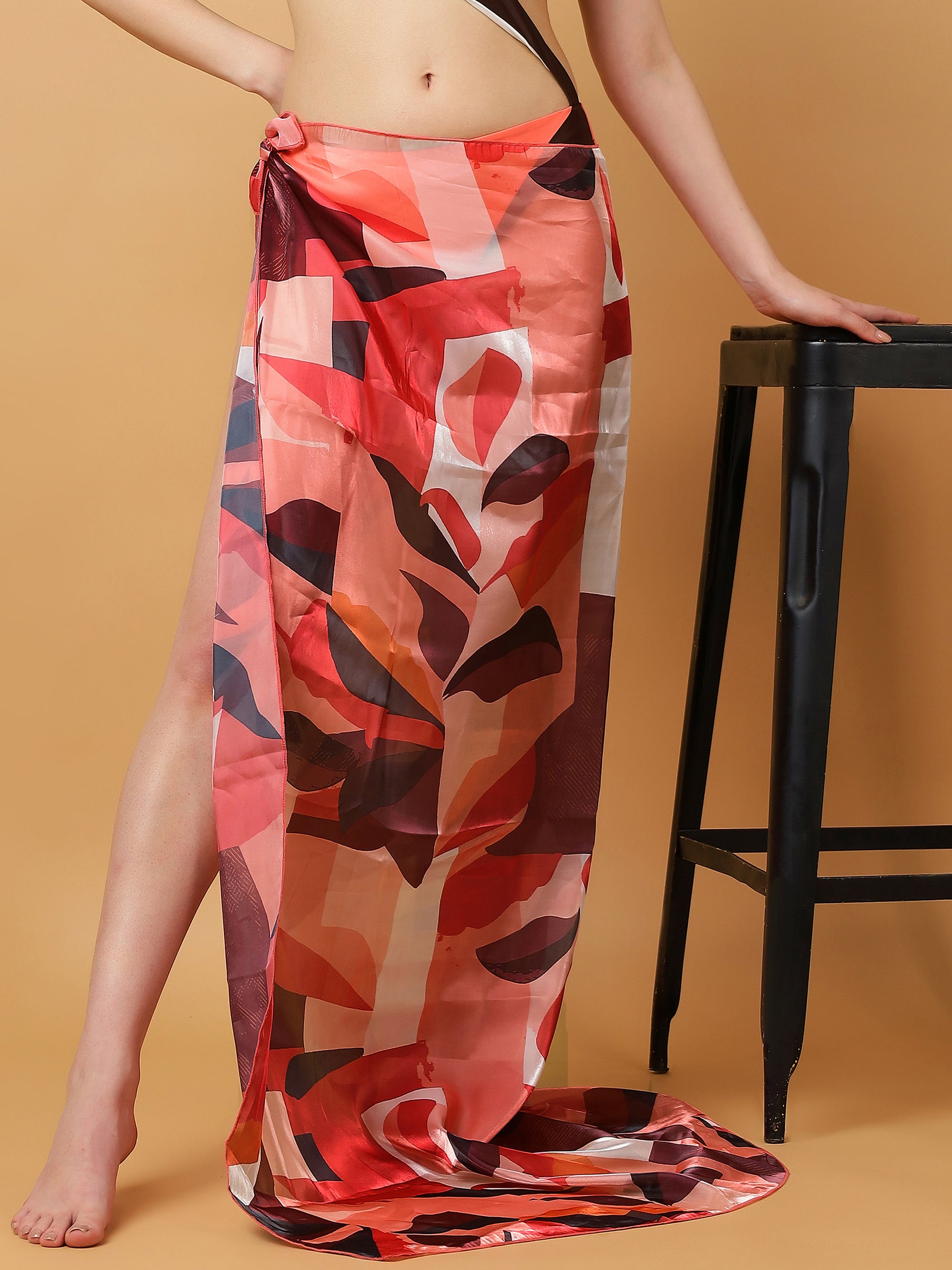 Printed Wrap-Around Sarong