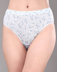 SOIE Woman - High Rise Full Coverage Printed Stretch Cotton Hipster Panty (Assorted Pack of 3) - Panty -for Women