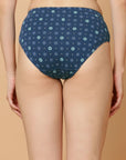 Tummy-Smoothing Printed High Waist Cotton Briefs – Pack of 3