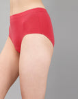 High Waist Full Coverage Solid Cotton Briefs (Pack of 3)