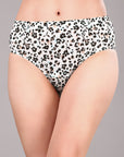 High Rise Full Coverage Printed Stretch Cotton Hipster Panty (Pack of 3) - 3FCB-30