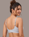 Full Coverage Padded Non-Wired High Impact Cotton Sports Bra