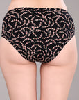 High Rise Full Coverage Printed Stretch Cotton Hipster Panty (Pack of 3) - 3FCB-30