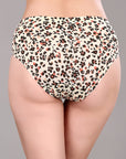 High Rise Full Coverage Printed Stretch Cotton Hipster Panty (Pack of 3) - 3FCB-30