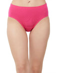 High Rise Full Coverage Solid Colour Cotton Stretch Hipster Panty (Pack of 6) - 6FCB-19