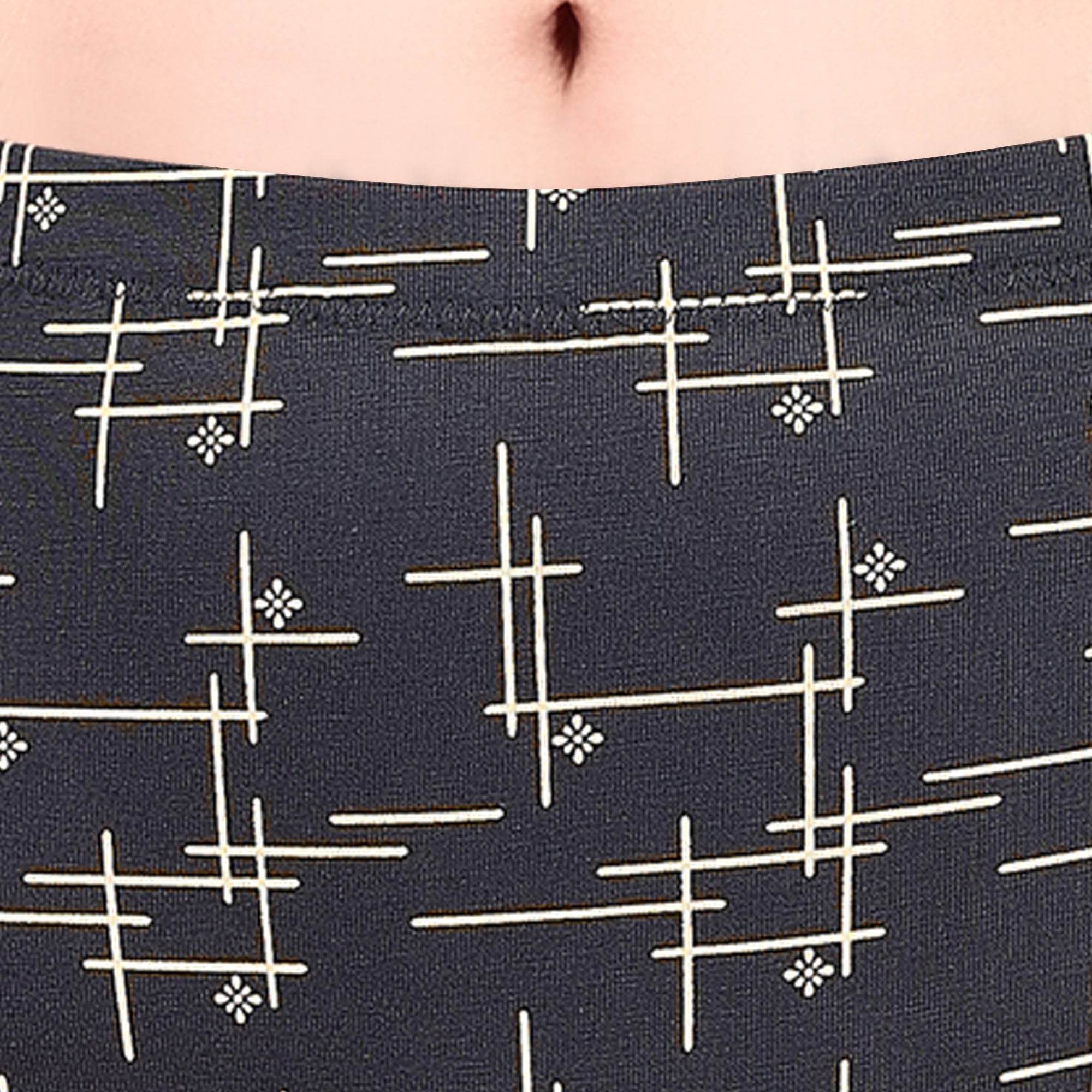 SOIE Woman - High Rise Full Coverage Printed Stretch Cotton Hipster Panty (Pack of 3) - Panty -for Women