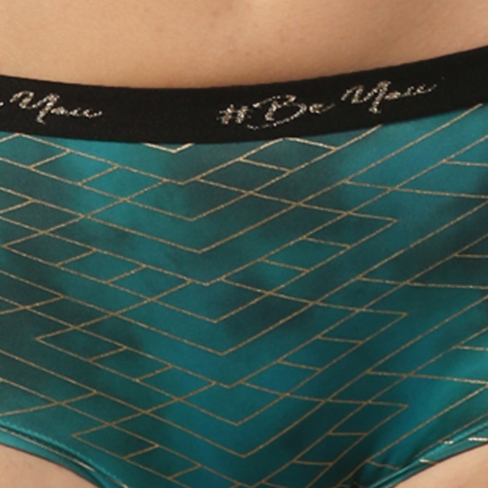 High Rise Full Coverage Printed Boyshorts- FP-1557