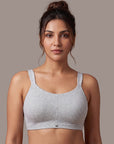 Full Coverage Padded Non-Wired High Impact Cotton Sports Bra