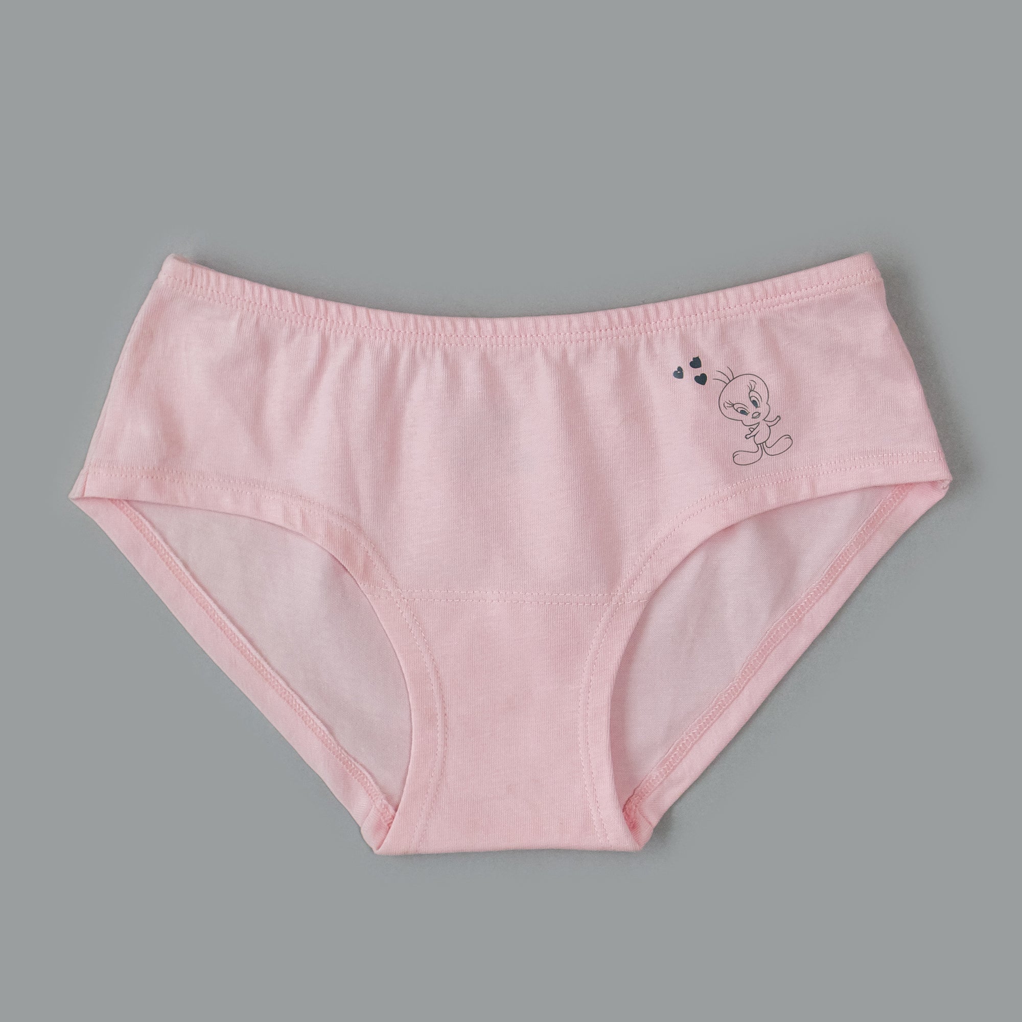 Classic Tweety Printed Brief Combo for Girls-(Pack of 2)-SGL-10