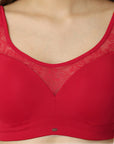 Full Coverage Padded Non Wired Lace Detail Cami Bra COMBO CB-132