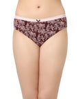 High Rise Full Coverage Solid and Printed Cotton Stretch Hipster Panty (Pack of 3) - 3FCB-17