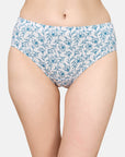 SOIE Woman - High Rise Full Coverage Printed Stretch Cotton Hipster Panty (Pack of 3) - Panty -for Women