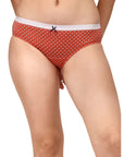 High Rise Full Coverage Solid and Printed Cotton Stretch Hipster Panty (Pack of 3)-3FCB-17