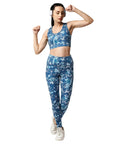 High Waist Ankle Length Sports Leggings With Pockets-AT-4