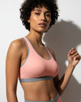 Seamless Padded Racerback Sports Bra