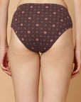 Tummy-Smoothing Printed High Waist Cotton Briefs – Pack of 3