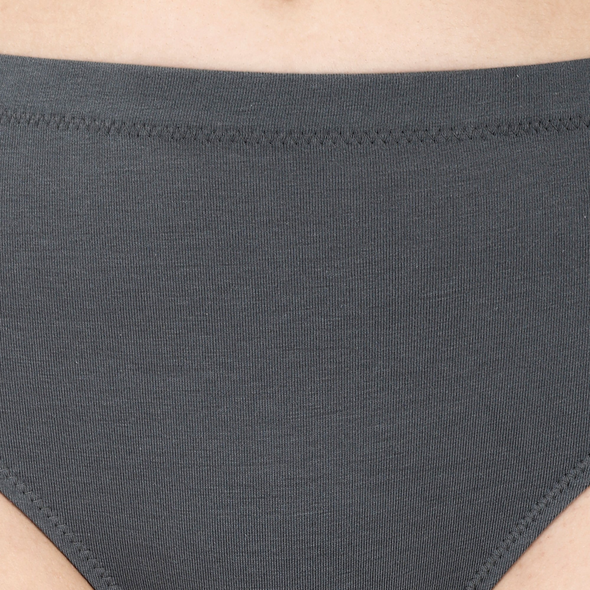 High Rise Full Coverage Solid Colour Cotton Stretch Hipster Panty (Pack of 3)