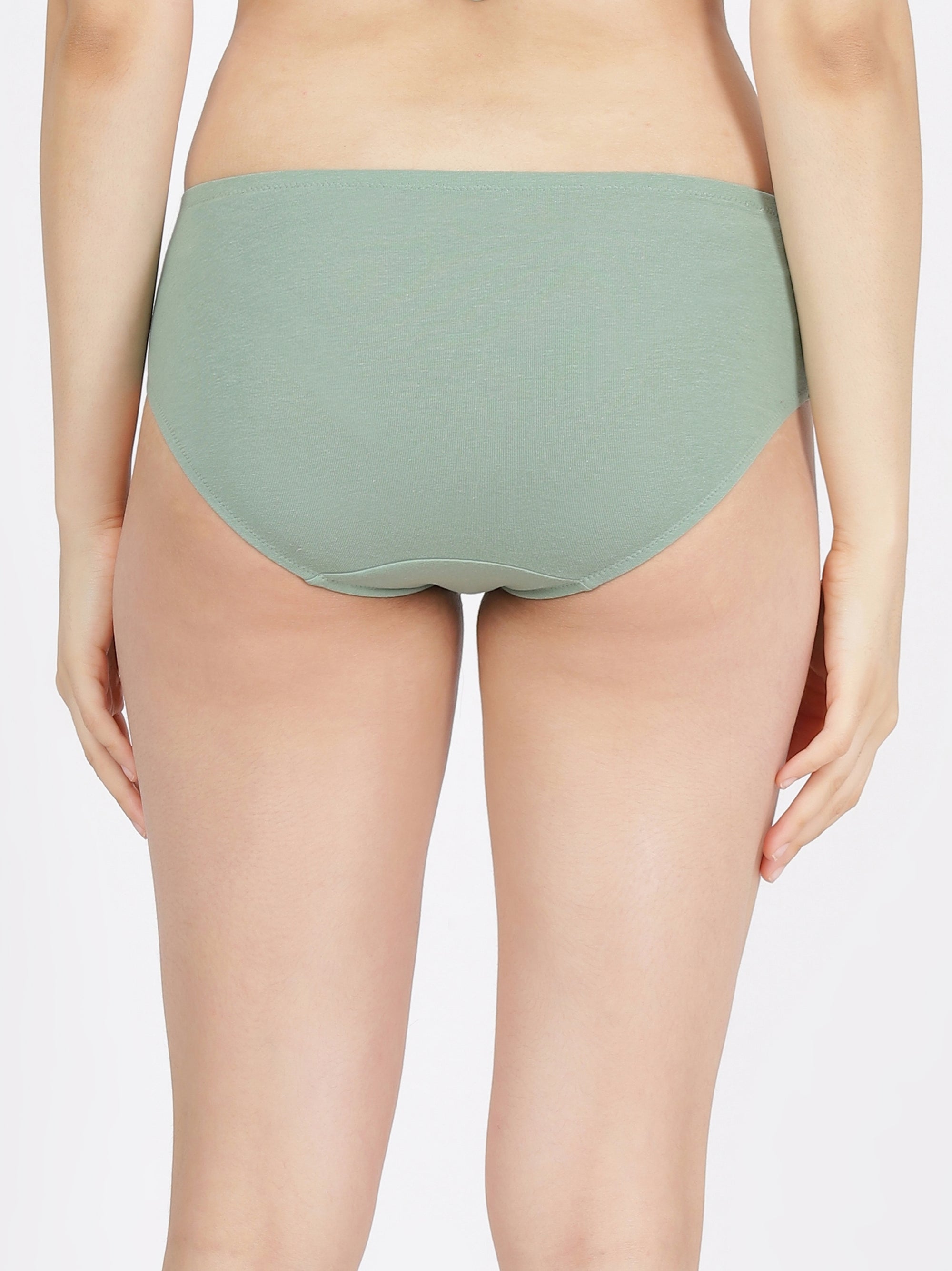 High Rise Full Coverage Cotton Modal Panty with Soft No-Mark Waistband
