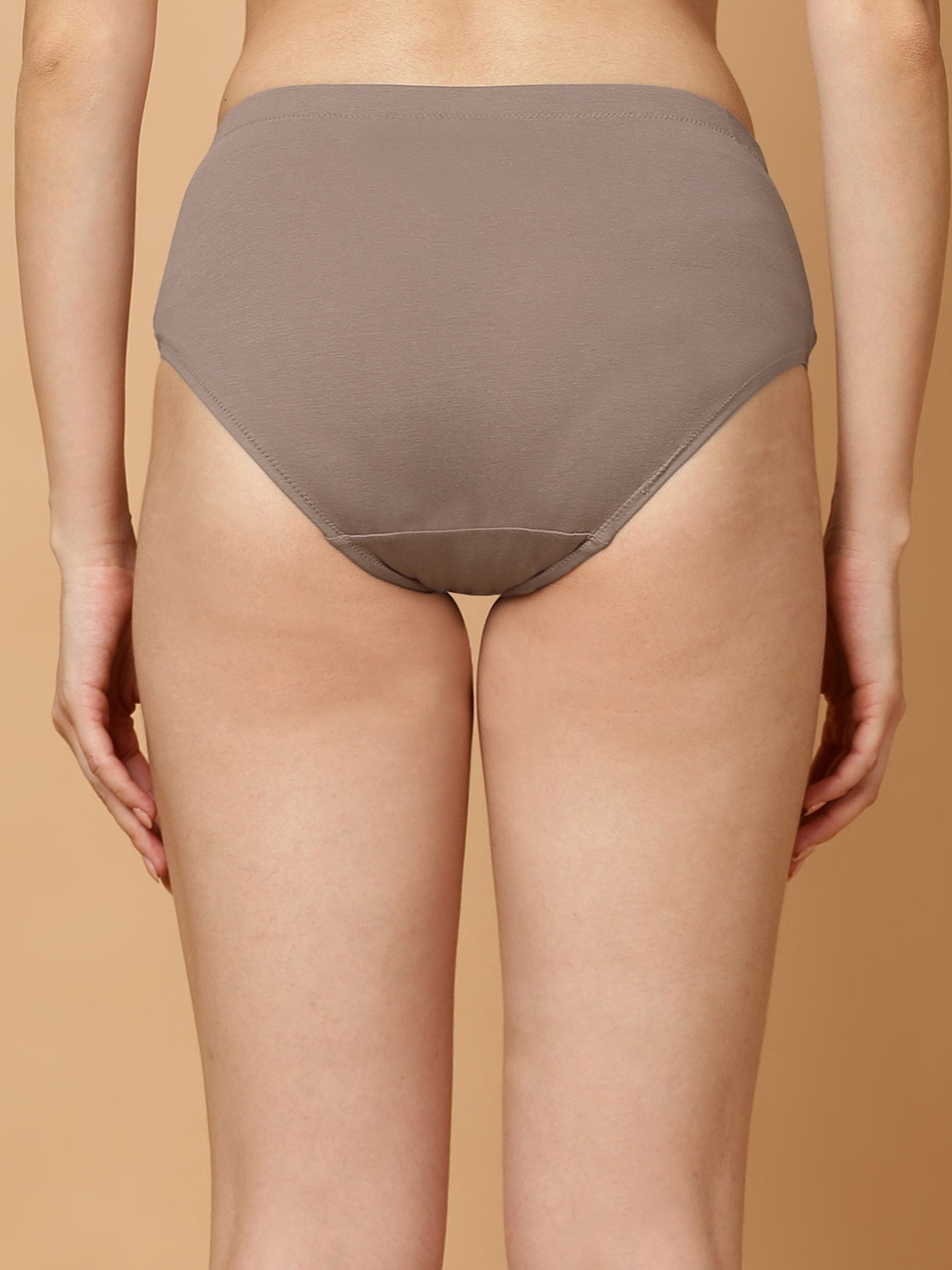 Tummy-Smoothing High Waist Cotton Briefs – Pack of 3