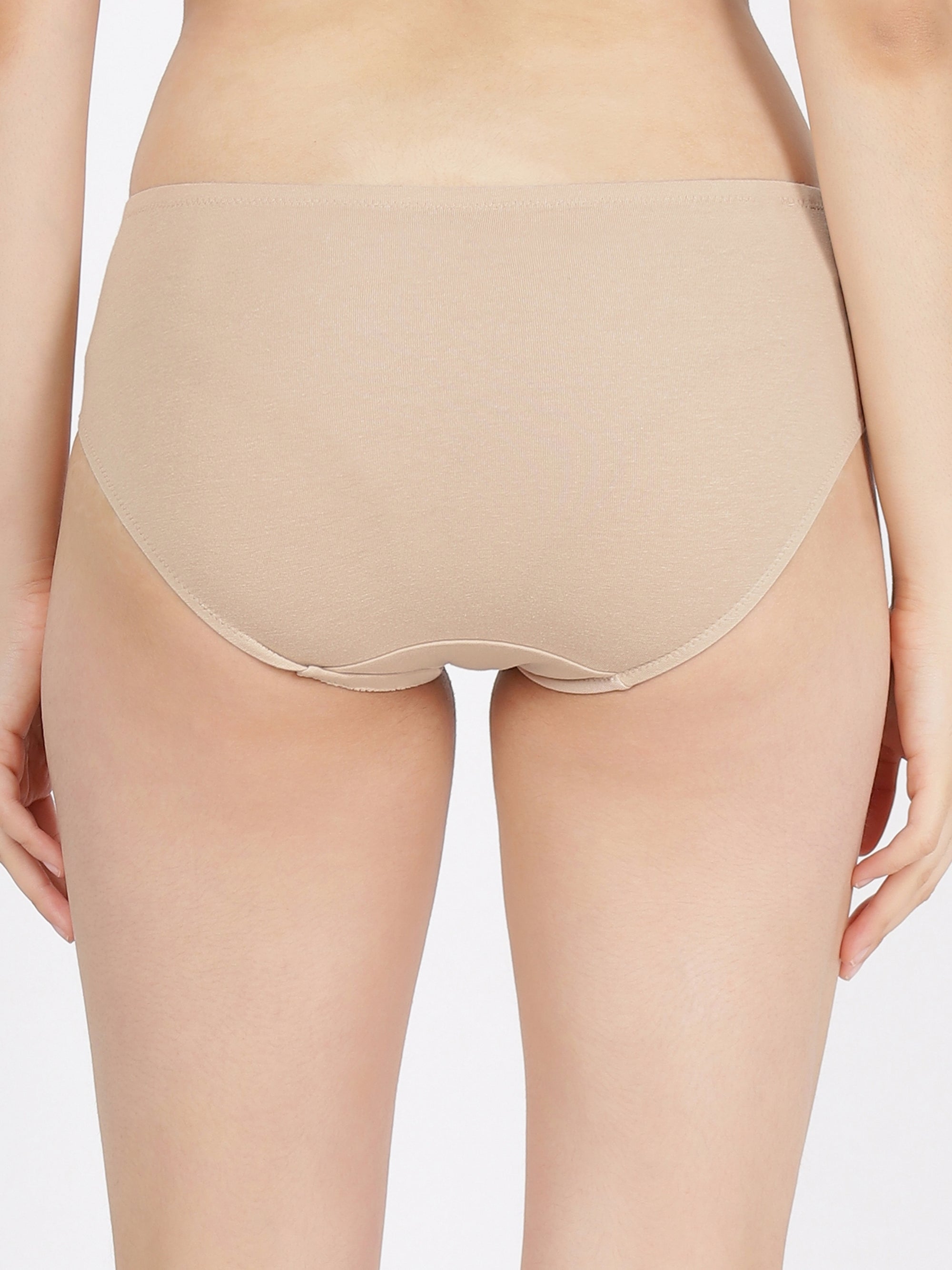 High Rise Full Coverage Cotton Modal Panty with Soft No-Mark Waistband