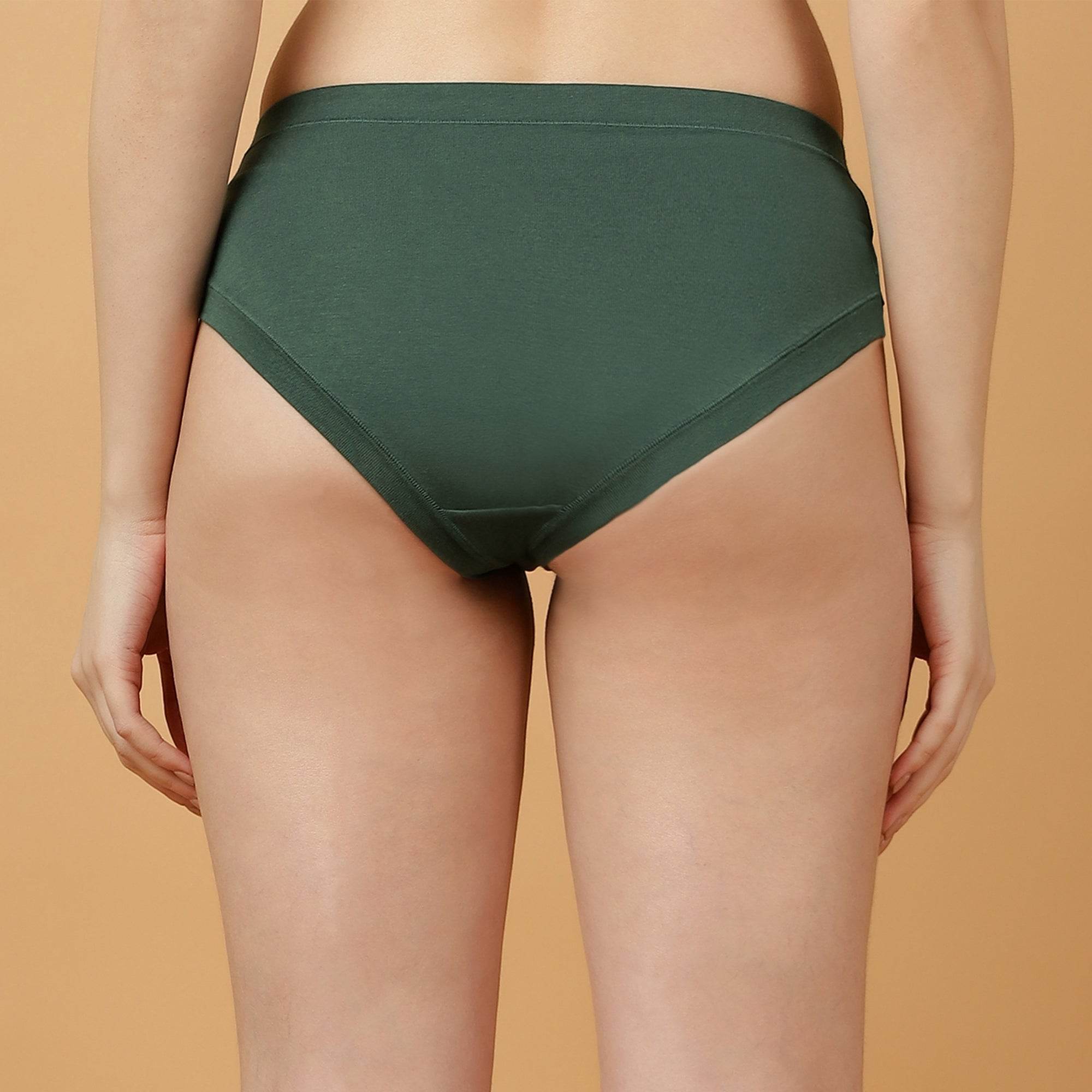 SOIE Woman - Mid Rise Stretch Cotton Seamless Full Coverage Shorty Panty (Pack of 2) - Panty -for Women