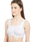 Non Wired Non Padded Full Coverage Low Impact Slip on Sports Bra (Pack of 2) BB-03