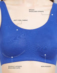 Non Wired Non Padded Full Coverage Low Impact Slip on Sports Bra BB-03A