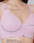 Non Padded Non Wired Full Coverage T-shirt Bra-CB-337