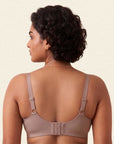 Triple-Layer No-Show Full Coverage Nylon Minimizer Bra