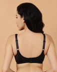 Padded Wired Full Coverage Seamless Cups Sweetheart Neckline Bra