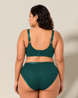 Full Coverage Minimiser Bra with High Waist Brief Set
