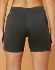 SOIE Woman - Mid Rise Breathable Cotton Spandex Knee Length Cycling Shorts - Cycling Shorts -for Women