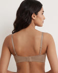 Lightly Padded Full Coverage Bra with Breezy Mesh Detail