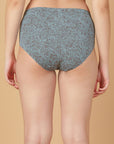 Tummy-Smoothing Printed High Waist Cotton Briefs – Pack of 3