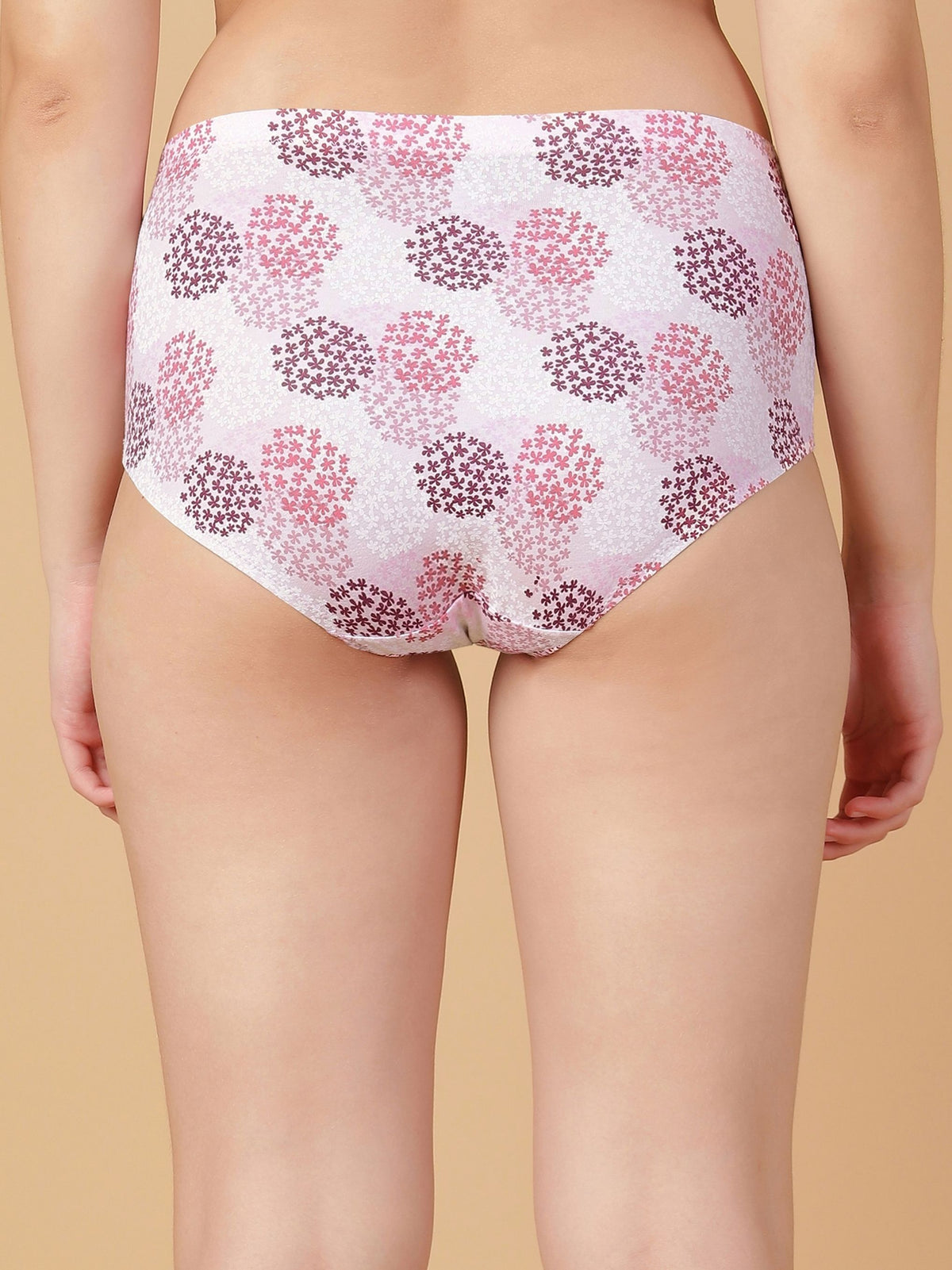 Tummy-Smoothing Printed High Waist Cotton Briefs – Pack of 3