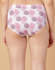 Tummy-Smoothing Printed High Waist Cotton Briefs – Pack of 3