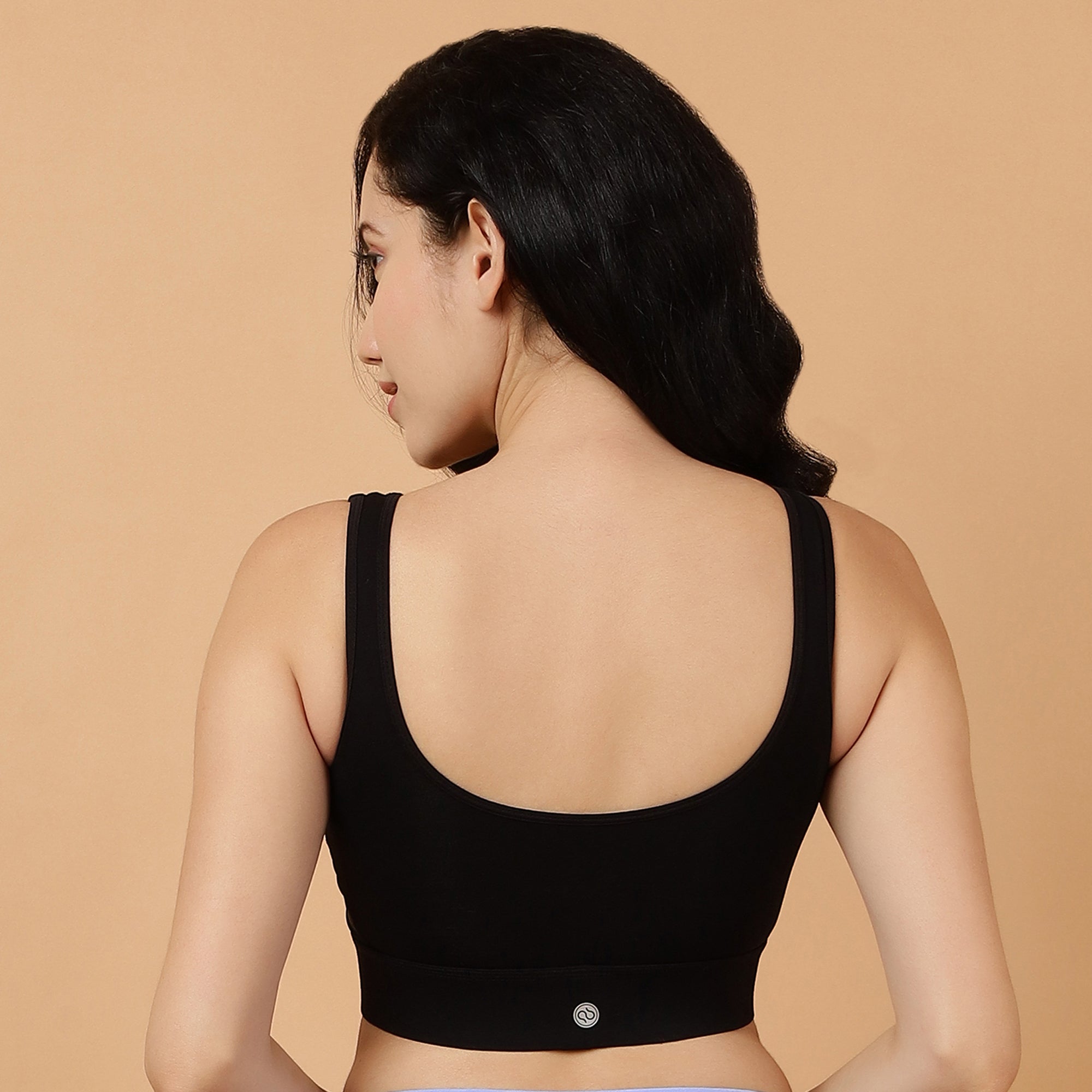 Medium Impact Non Padded Non Wired Long Line Sports Bra