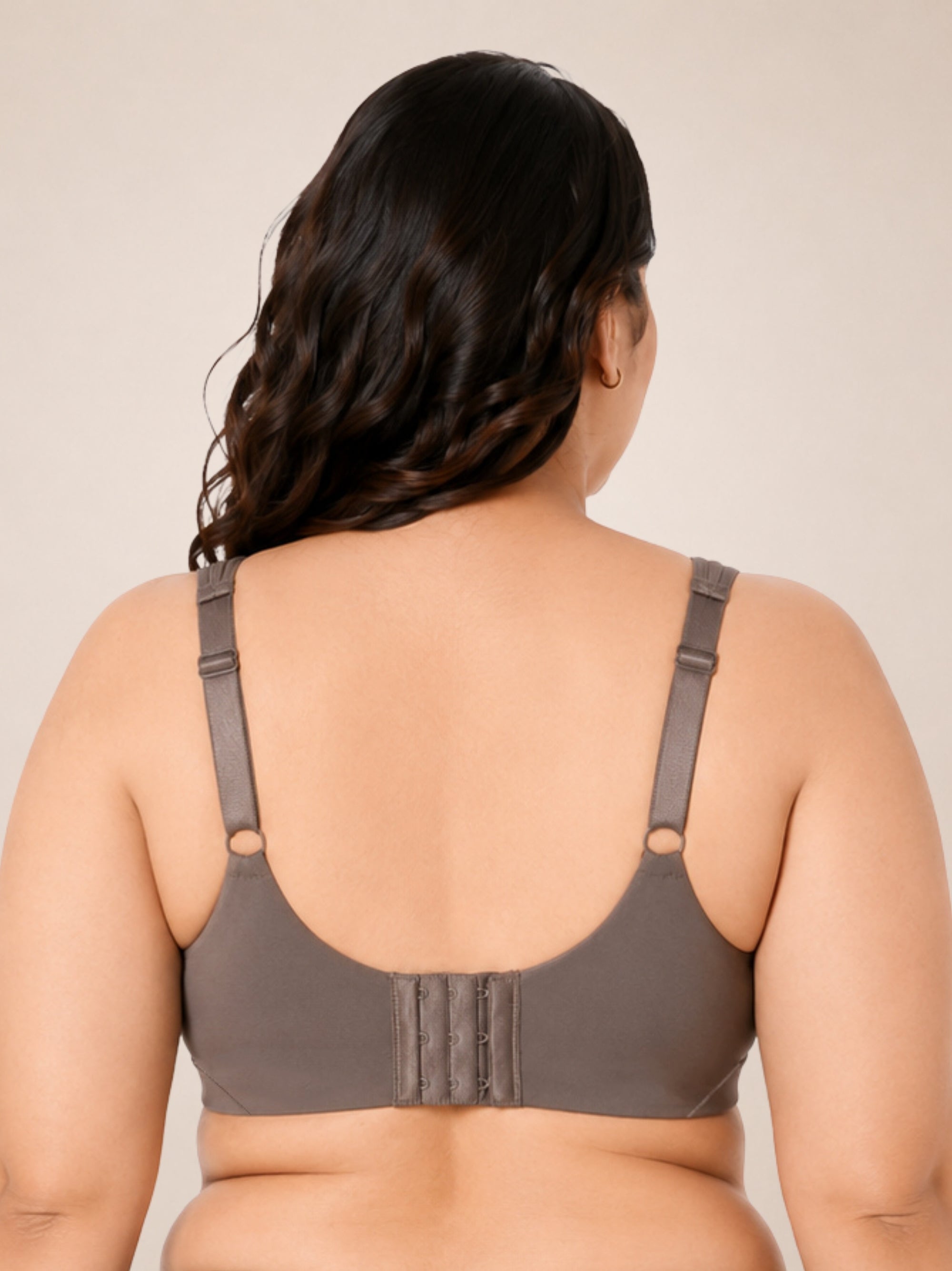 Full Coverage Minimizer Bra with No-Show Cups