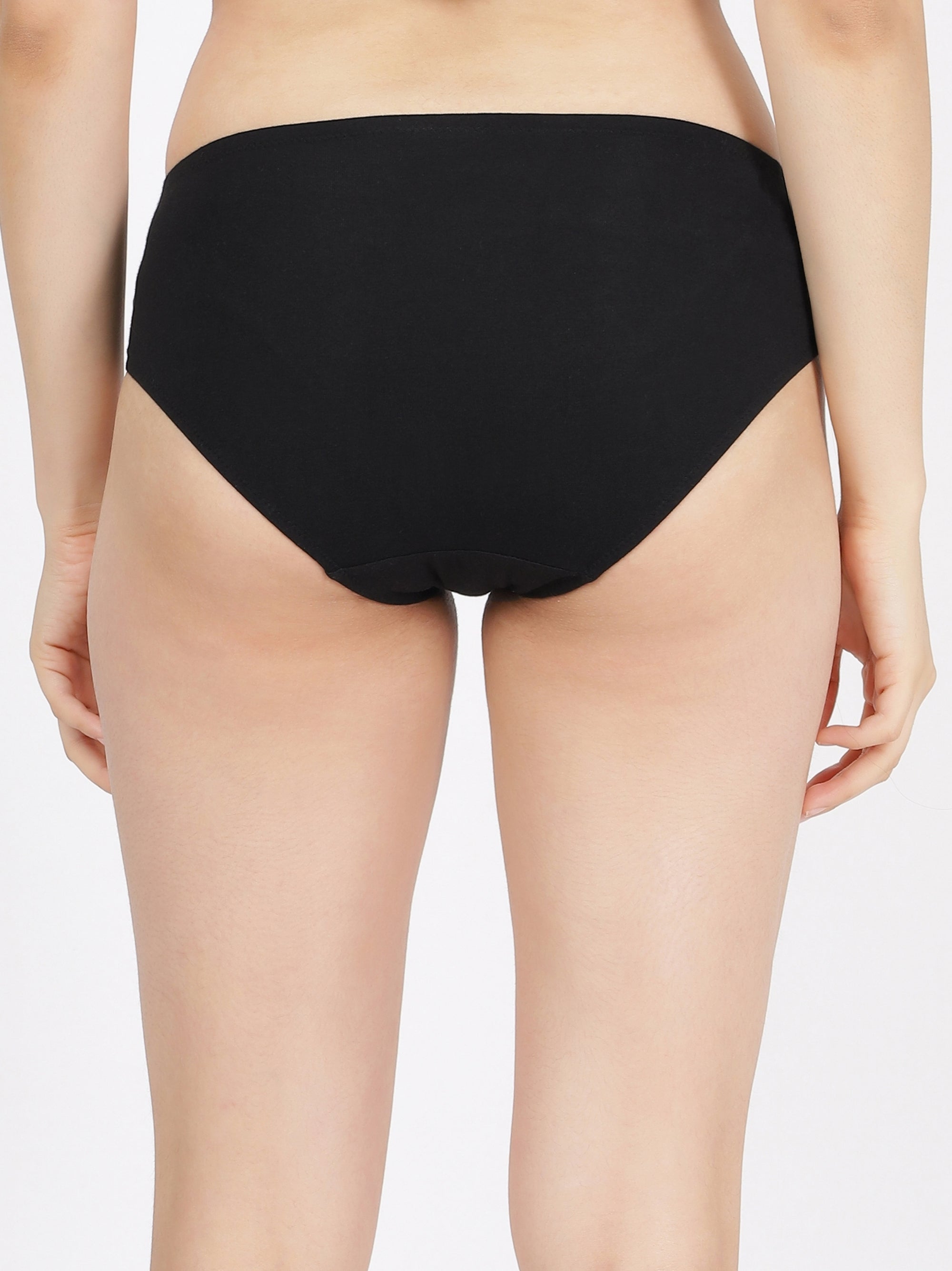 High Rise Full Coverage Cotton Modal Panty with Soft No-Mark Waistband