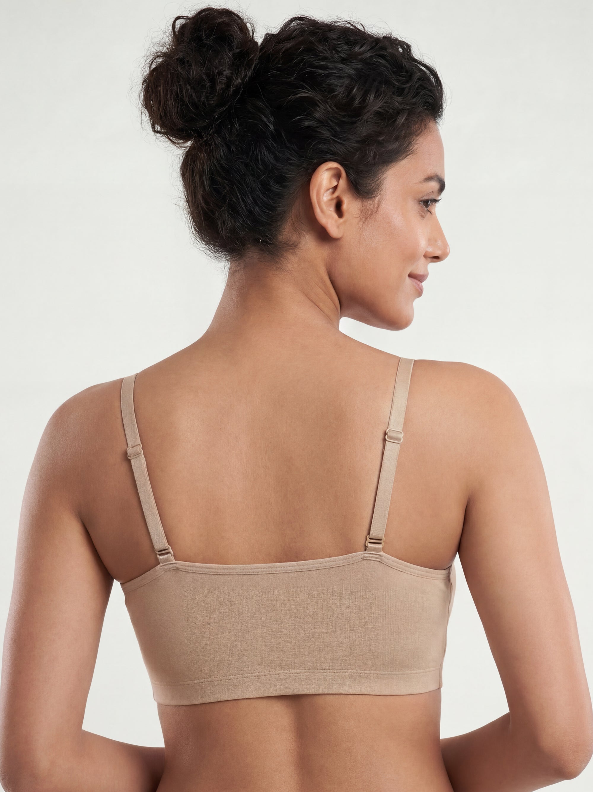 Seamless Cloud Soft Slip-on Lounge Bra with Detachable Straps