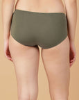 Mid Rise Cotton Hip Hugger Brief with Shiny Edge Waist (Pack of 3)