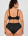 Full Coverage Minimiser Bra with High Waist Brief Set