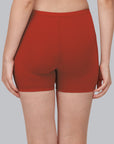 Solid Polyamide Spandex Mid Thigh Length Cycling Shorts- CS-4