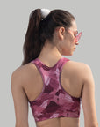 Medium Impact Racerback Sports Bra- AT-3