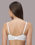 Non Padded Non Wired Medium Coverage Cotton Spandex Bra