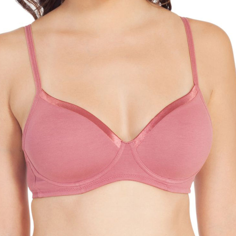Buy Padded Non Wired Cotton T-Shirt Bra TS02 Online at Best Prices in India  - JioMart.