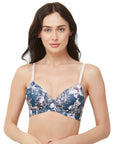 Semi/ Medium Coverage Padded Non Wired Bra-CB-117