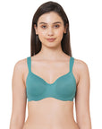 Padded Wired Full Coverage Seamless Cups Sweetheart Neckline Bra-CB-130