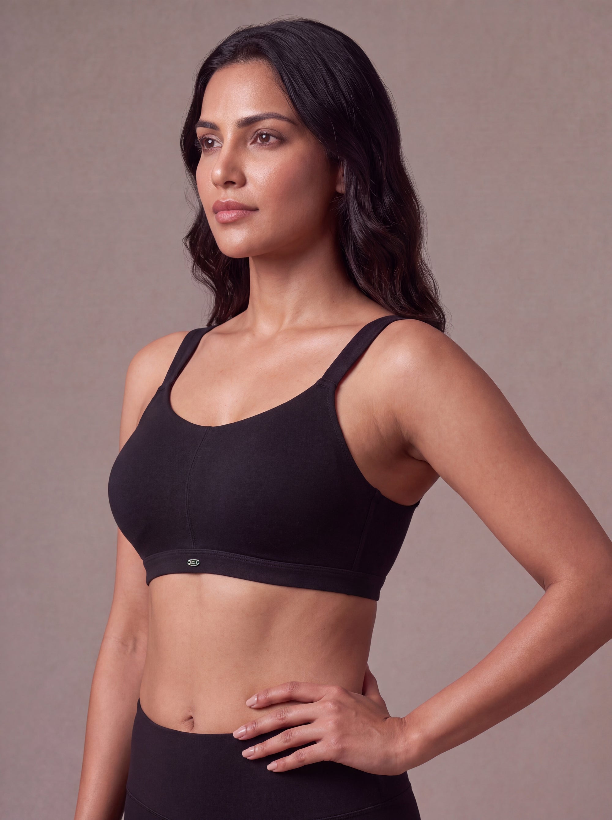 Full Coverage Padded Non-Wired High Impact Cotton Sports Bra
