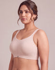 Full Coverage Padded Non-Wired High Impact Cotton Sports Bra